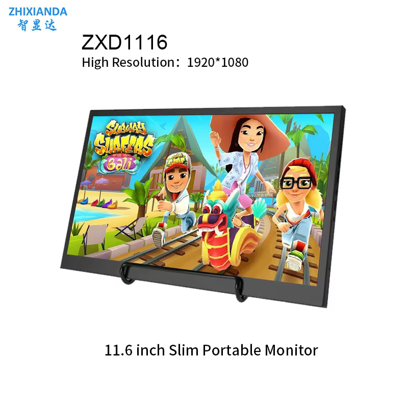 Zhixianda Gaming Monitor Portátil 11.6 pulgadas FHD HDMI USB-C - imagen 5