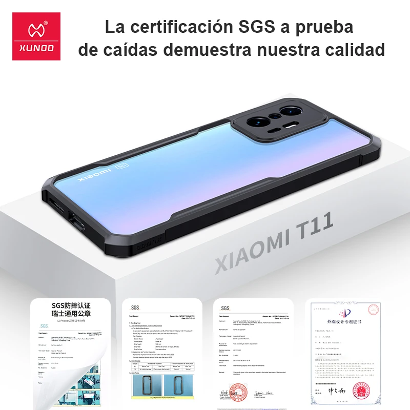 Xundd-Funda para Xiaomi 11T 12T Pro, carcasa a prueba de golpes, transparente, parachoques, para Xiaomi Mi11T Mi 11T 12T Pro - imagen 5