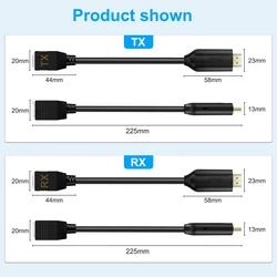 Extensor HDMI sobre IP 60 m - Transmisor de red RJ45 CAT5e/6