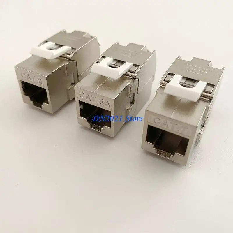 F3KE ALEA ALIA ZINC CASTING CASTING MODULE COMPLETO CAT6 CAT6A CAT7 RJ45 a - imagen 3