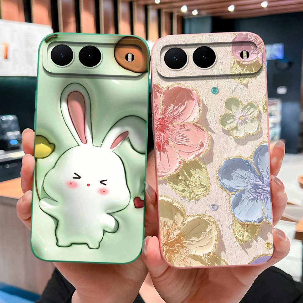 Para Tecno Spark Go 2025 / Infinix Hot 60i 5G Funda de teléfono divertido gato Funda de silicona suave para Infinix Hot60i 5G TecnoSpark GO Funda - imagen 5