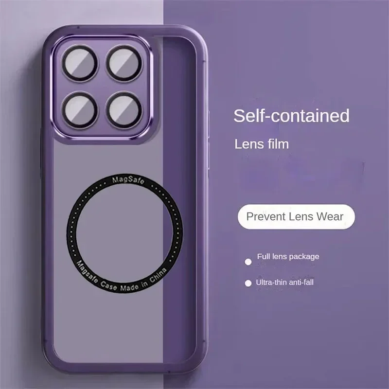 Para Xiaomi 15T Pro película protectora de cámara funda de teléfono para Xiaomi 15T Pro silicona suave carga inalámbrica cubierta a prueba de golpes parachoques - imagen 5