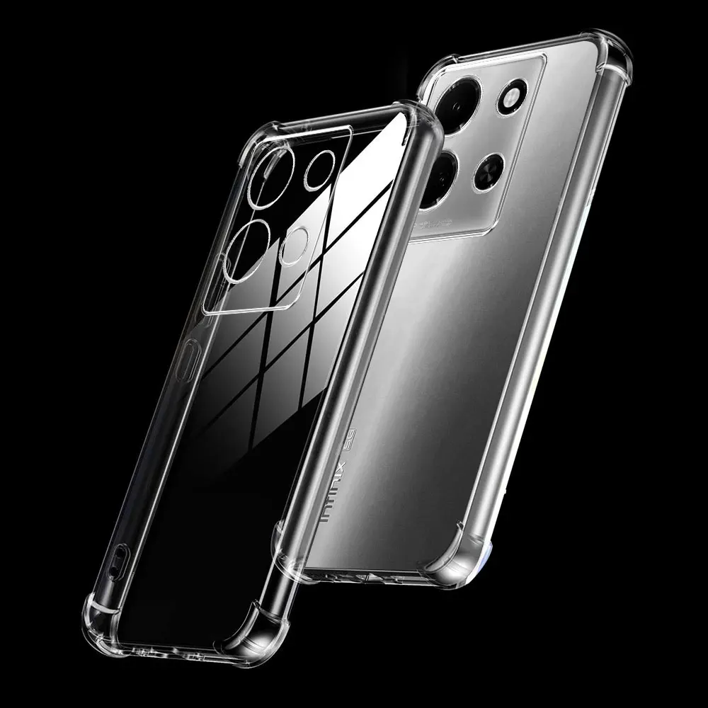 Para Infinix Smart 9 8 7 6 Note 30 40 Pro Plus 12 11 Pro VIP Zero 30 40 GT 20 Pro funda transparente de silicona suave a prueba de golpes - imagen 5