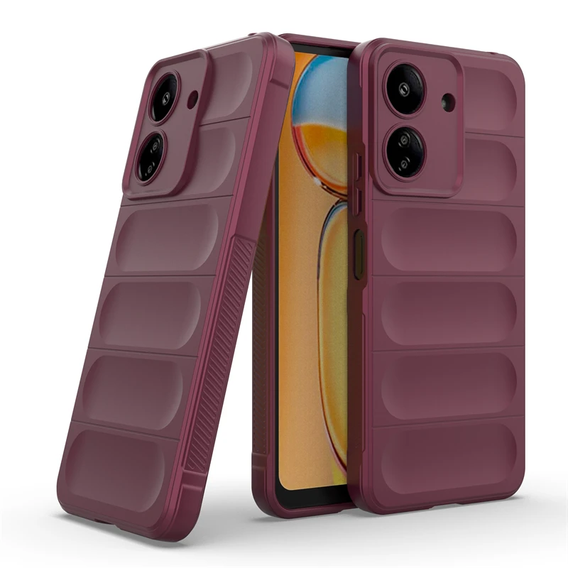 Funda de silicona para Xiaomi POCO C65, cubierta a prueba de golpes, goma anticaída, Protector de teléfono - imagen 5
