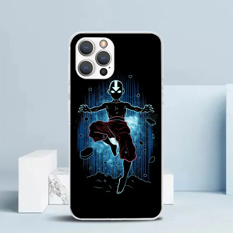 Funda de teléfono de silicona con llamada de Anime Avatar The Last Airbender para iPhone 17 16 16E 15 Pro Max 14 Plus 11 13 Mini 12 7 8 SE Air 17Pro C - imagen 5