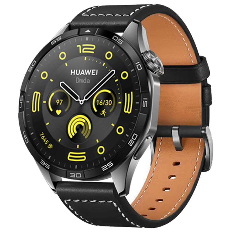 Correa de repuesto de cuero de 22 y 20mm para HUAWEI WATCH GT 5 4 46mm WATCH 4 Pro GT 3 GT2 Pro 42mm Buds Band correas de reloj pulsera suave