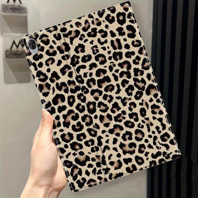 Estampado artístico de leopardo para Huawei MatePad Air Pro M6 M5 SE T5 13,2 12,6 12 11,5 11 10,8 10,4 10,1 pulgadas funda para tableta