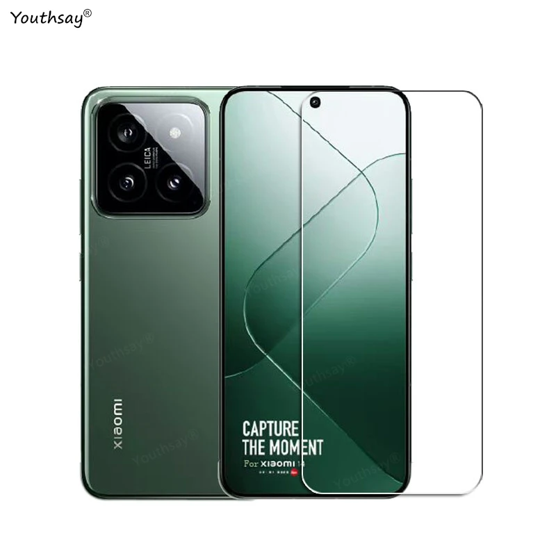 Vidrio Gule completo para Xiaomi 14 vidrio templado Xiaomi 14 13 Protector de pantalla película protectora de lente de cámara de teléfono para Xiaomi 14 vidrio - imagen 2