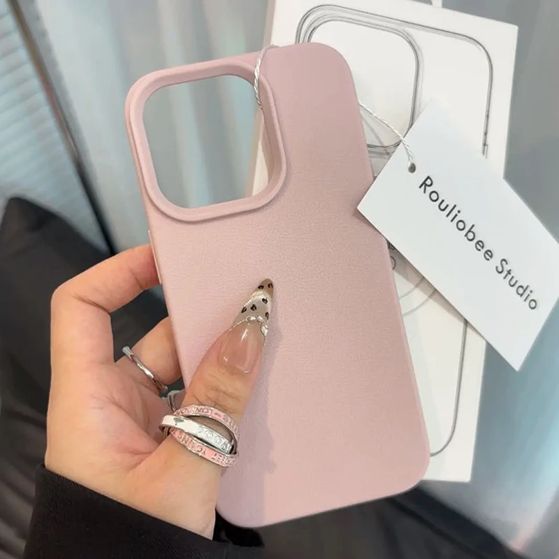 Funda de teléfono de silicona Lichee suave para Xiaomi Redmi Note 14 13 12 11 Pro Plus 5G 12S 10 13C 12 13 14C 4G cubierta de parachoques a prueba de golpes - imagen 2