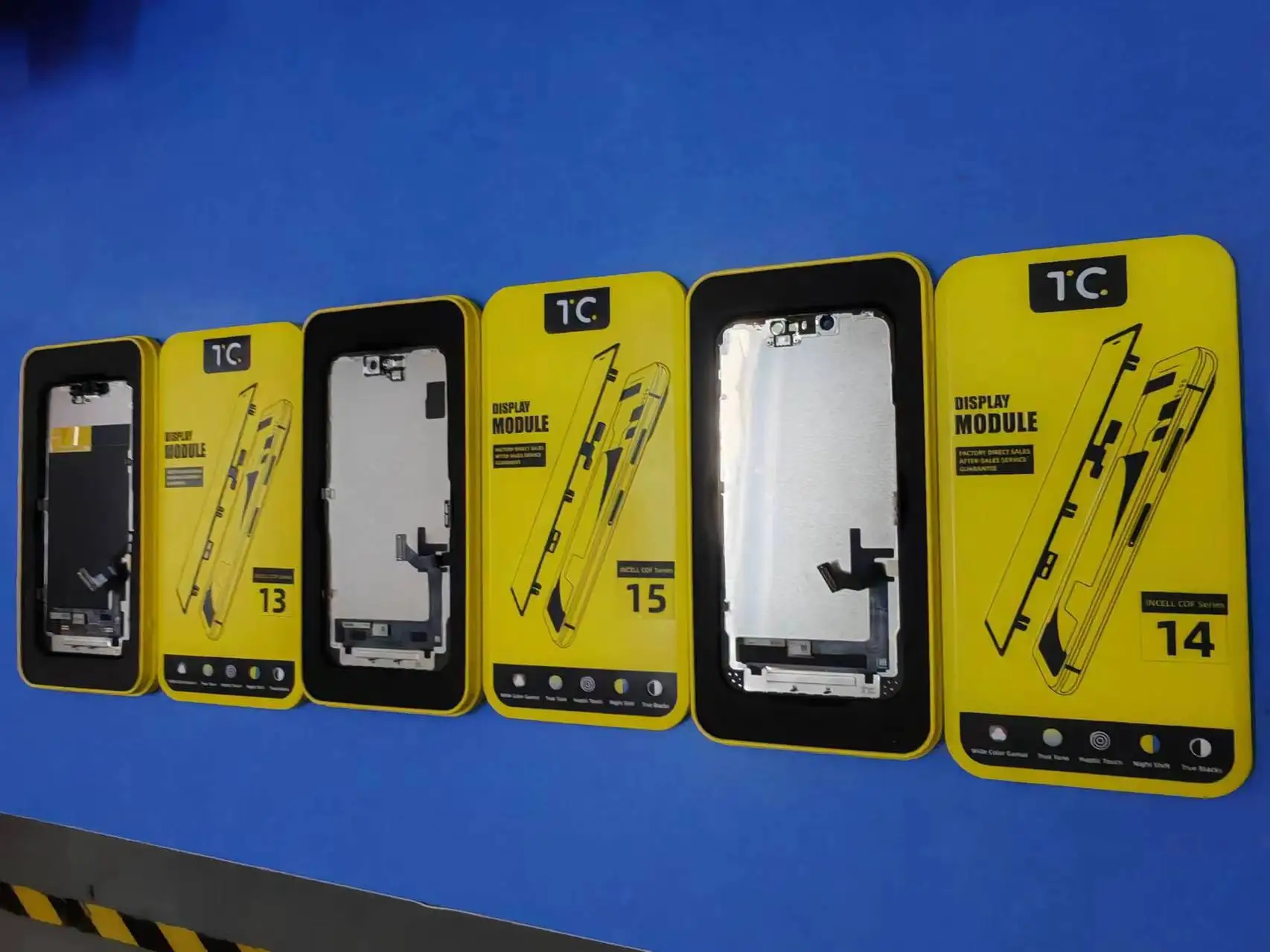 Incell-pantalla LCD con/sin Chip IC, montaje de digitalizador táctil para iPhone 12, 13, 14, 15 pro Max, elimina la pantalla No genuina Pop-up - imagen 3