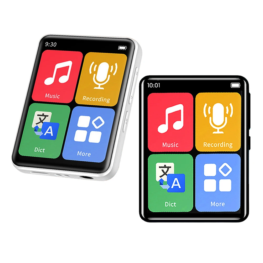 Reproductor de MP3 BT 5.2 Reproductor de música con pantalla táctil y radio FM Reproductor portátil de regalo - imagen 4