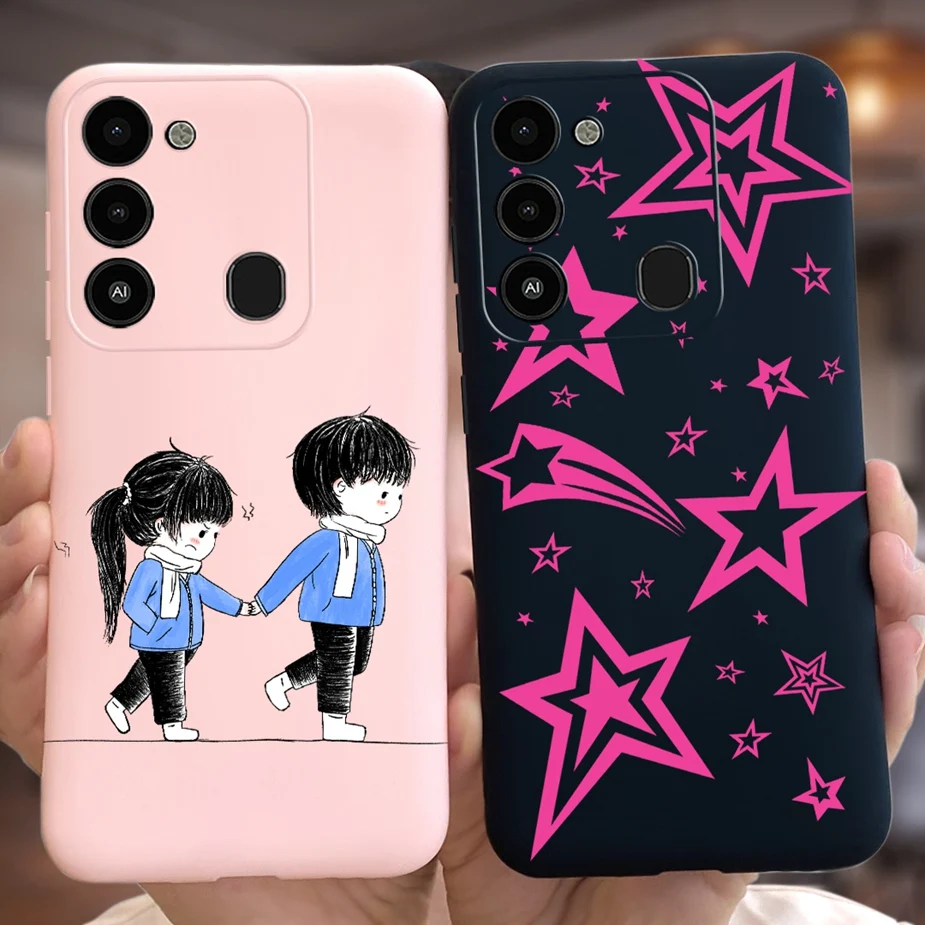Funda trasera de dibujos animados para Tecno Spark 8C, KG5k, KG5j, KG5n, funda de teléfono para Tecno Spark Go 2022, Fundas blandas Spark8C - imagen 4
