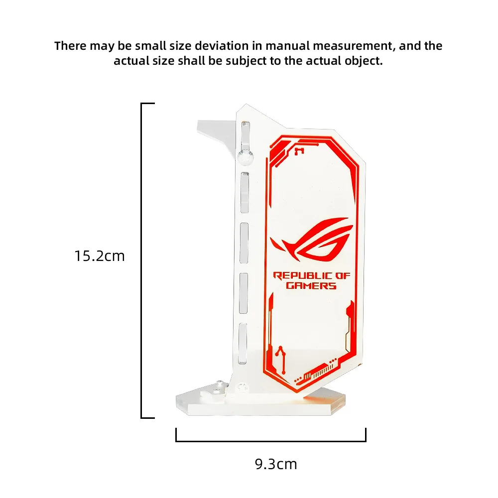 ASUS ROG Soporte Vertical GPU RGB RTX 4090 Blanco - imagen 3