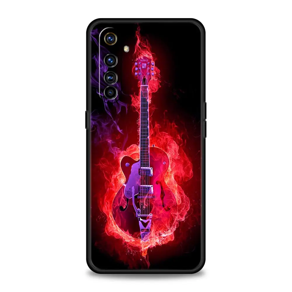 Cuerdas de guitarra música funda para Realme 12 11 10 9 8 5G 7 6 GT5 GT3 GT2 Pro C21 C25 C35 para Realme GT Neo 2 3 3T 5 cubierta - imagen 5