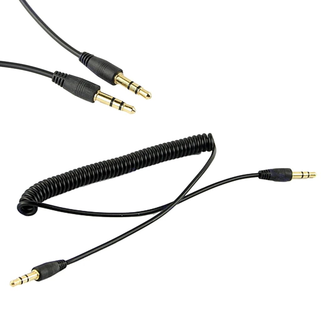 1 Cable en 3,5mm Aux M/M Cable para línea coche móvil reproductor MP4 Cable auxiliar 3,5mm - imagen 2