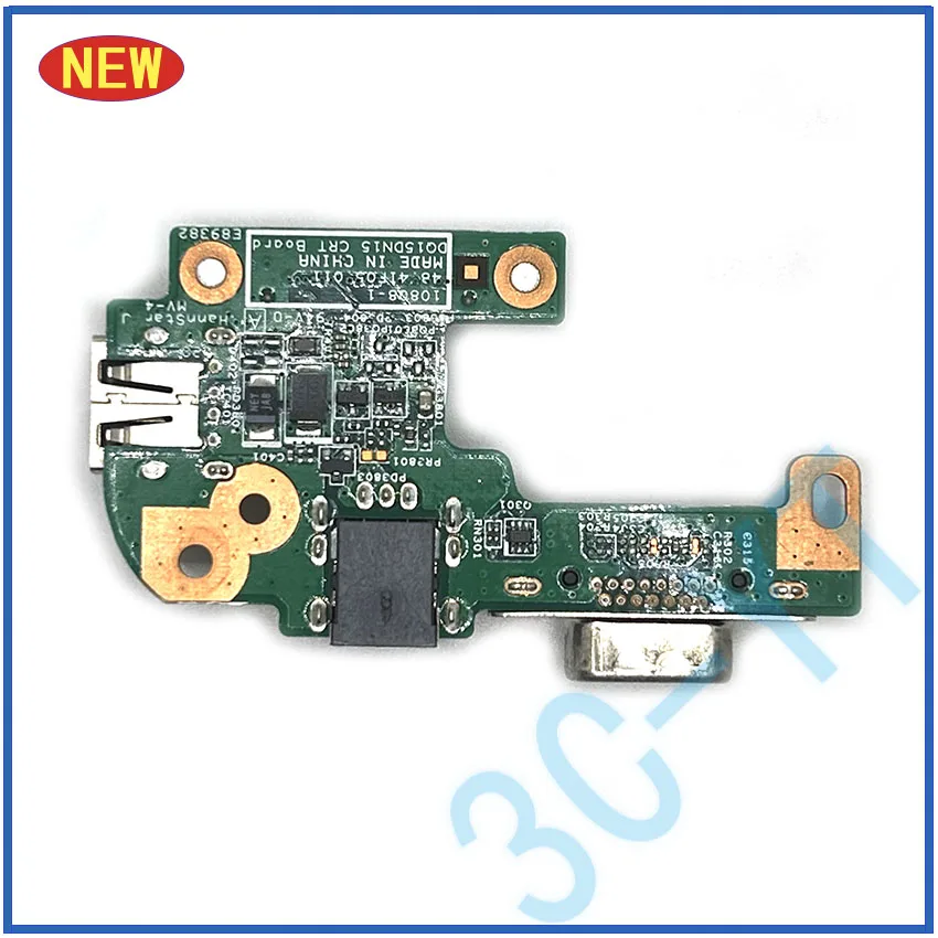 Placa de alimentación de CC para portátil Dell Inspiron N5110, V3550, VGA, USB, pequeña, 10808, 1 unidad - imagen 3