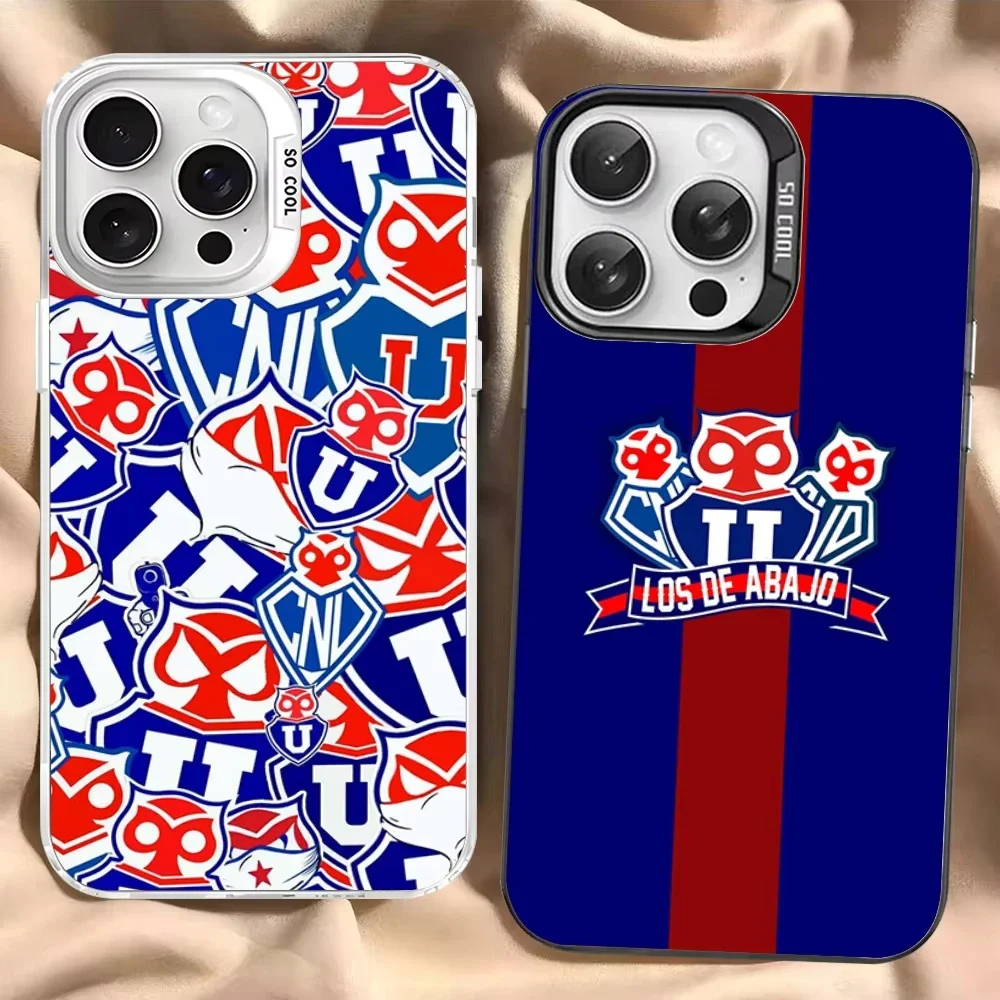 Hoja acrílica de silicona dura con logotipo del U-University de Chile, funda esmerilada para iPhone 17 Air 16 E 15 14 Plus 13 12 Mini 11 Pro Max - imagen 2