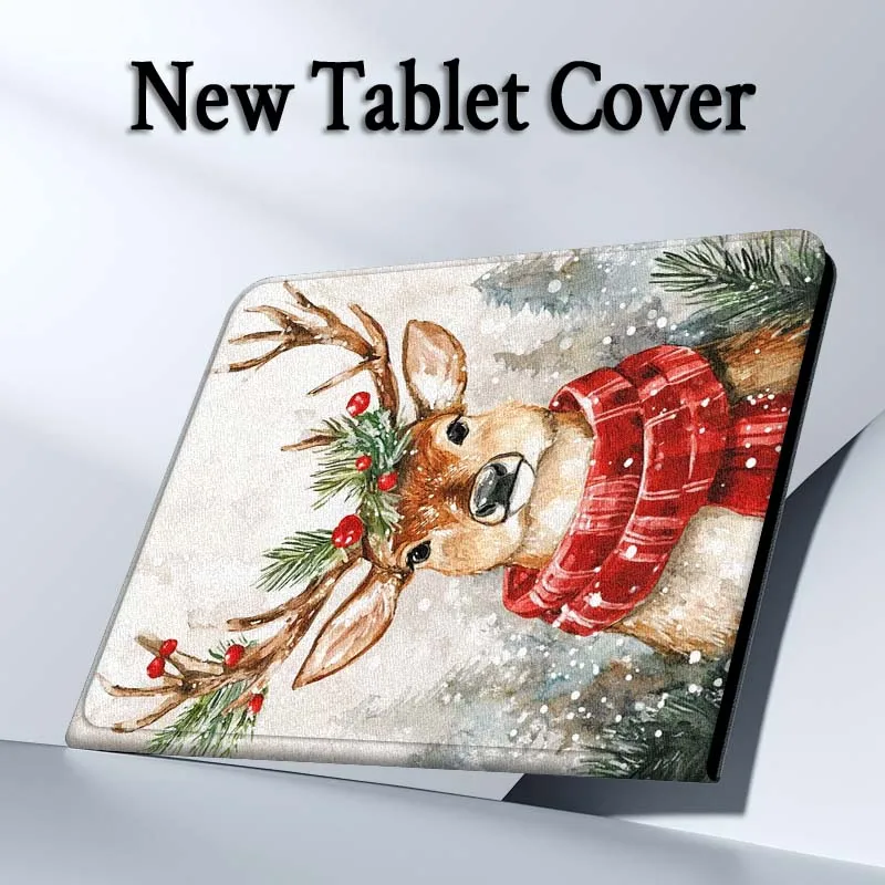 Navidad invierno ciervos de nieve para Samsung Galaxy Tab S7 S8 S9 S10 11 12,4 13,1 FE Plus Lite pulgadas funda para tableta - imagen 4