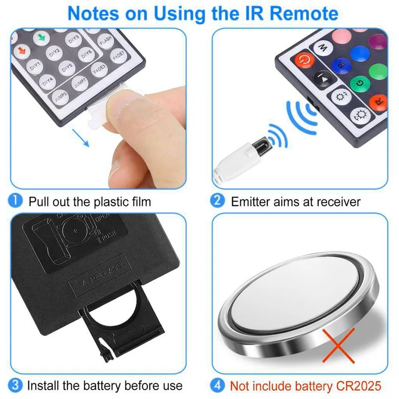 DC12-24V 40 teclas RGBW controlador led atenuador 5 pines Control remoto IR 4 canales controlador LED para 5050 RGBW RGBWW luces de tira LED - imagen 5