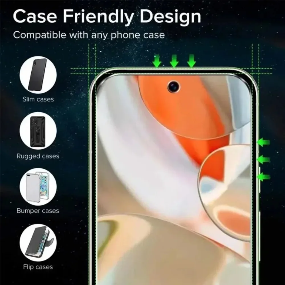 2PCS Protector de pantalla de vidrio templado XL 8A 6A 6 para Google 7A Pixel 9 8 Pro GLASS - imagen 4