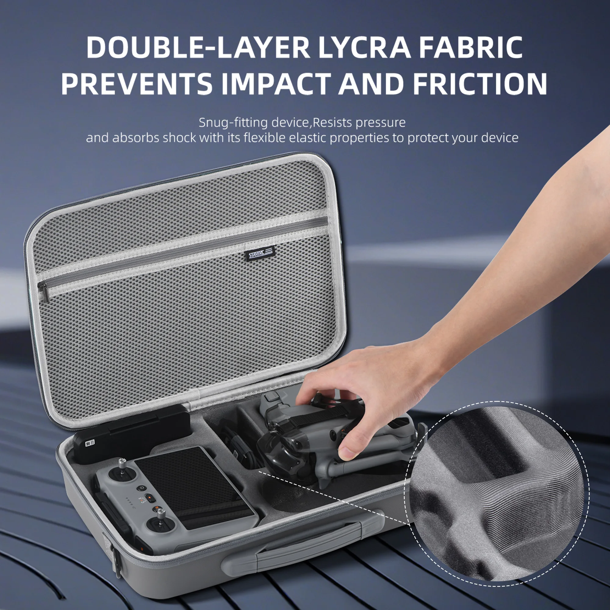 Estuche de almacenamiento para DJI Mini 5 Pro, caja protectora dura, bolsa de transporte portátil para Mini 5 Pro Drone RC 2, accesorio de funda para controlador - imagen 5