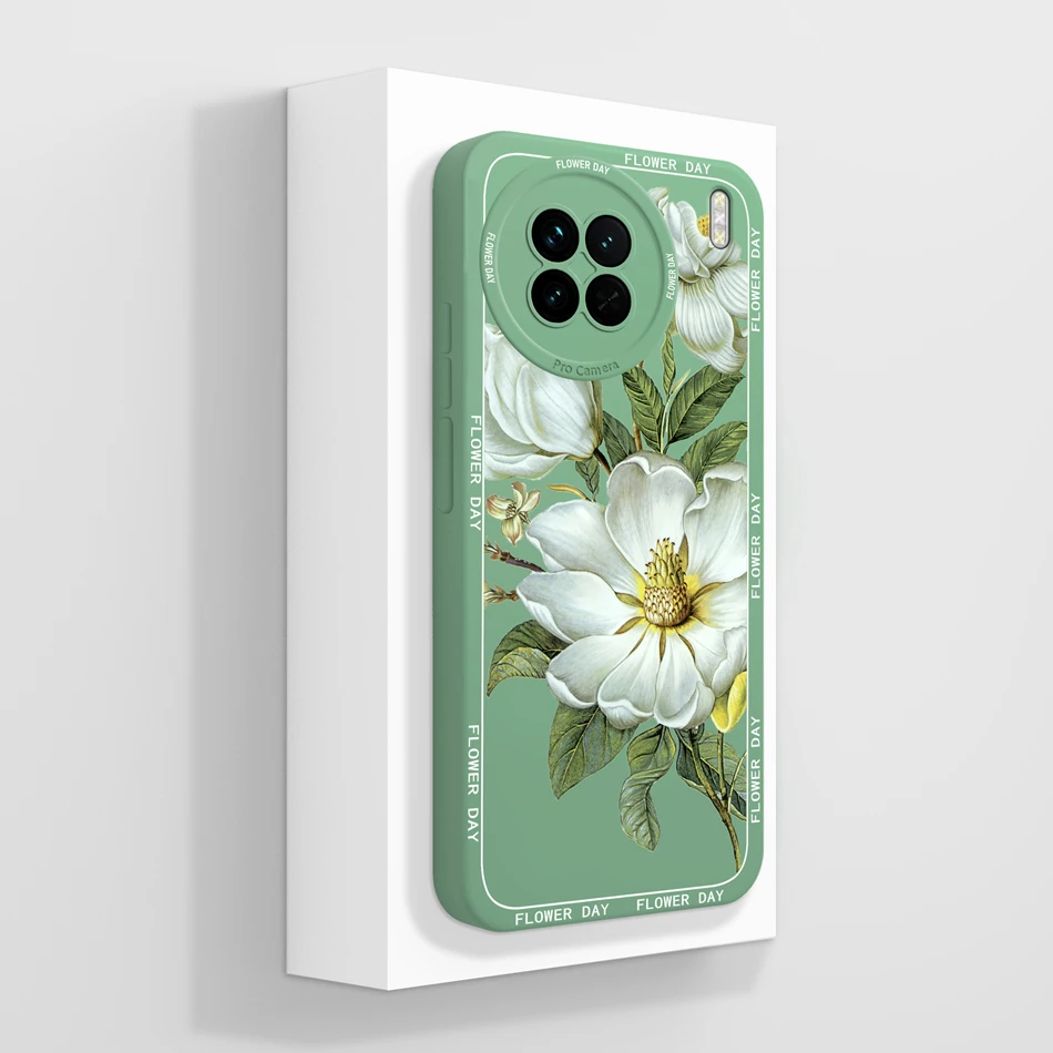 Para Vivo X90 Pro X90S funda de teléfono caramelo lindo protección de cámara carcasa de silicona líquida suave para Vivo X 90 cubierta trasera a prueba de golpes - imagen 5