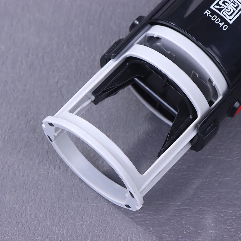 Sellos autoentintados personalizables Sello de texto personalizado autoentintado redondo de gran tamaño de 25/30/40/50 mm - imagen 4