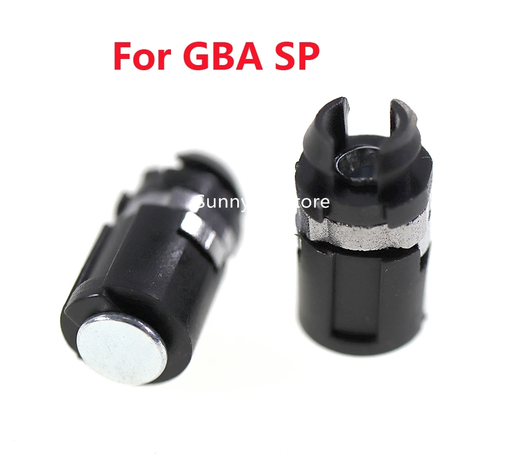 30 unids/lote eje giratorio de repuesto eje de bisagra para Gameboy Advance SP para consola de juegos GBA SP - imagen 3