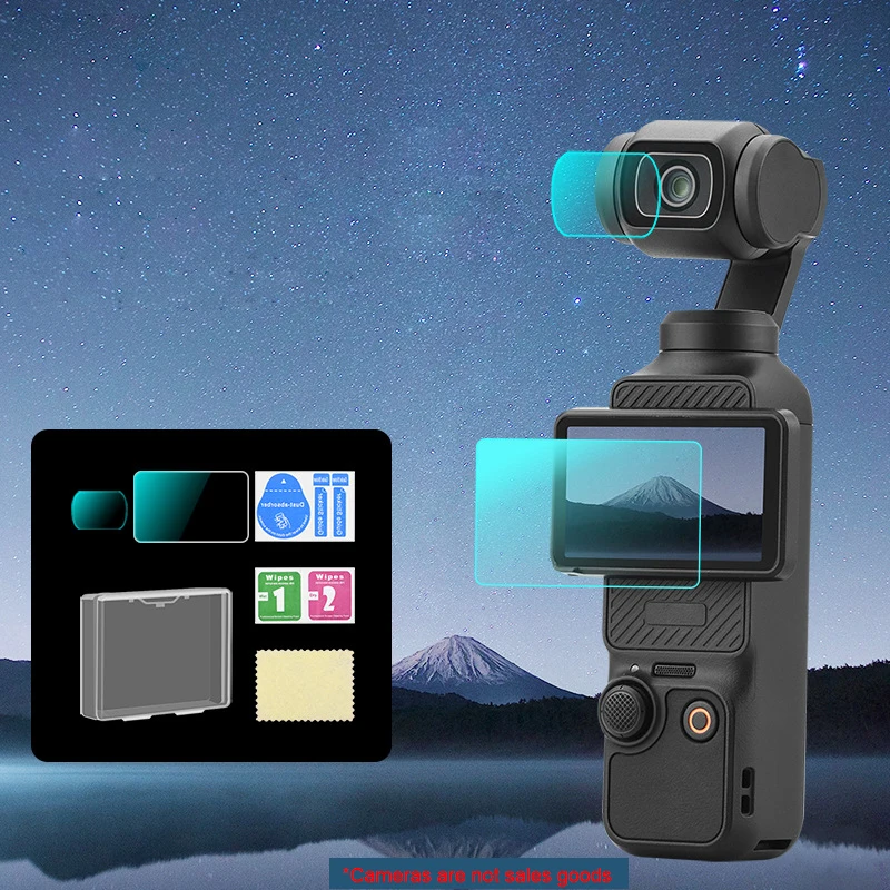 Protector de cristal templado para lente de cámara de acción DJI OSMO Pocket 3, protectores de pantalla para OSMO POCKET 3 - imagen 3
