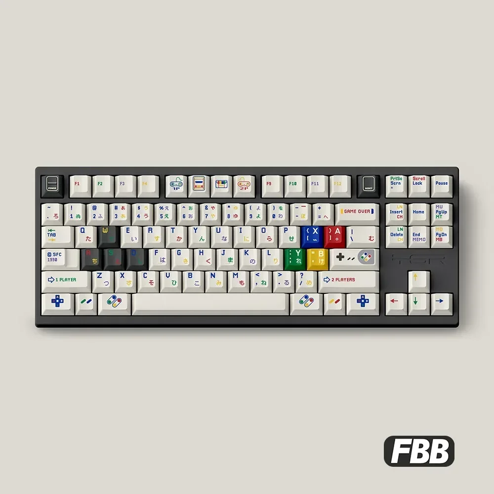 Juego de teclas originales FBB, 171 teclas PBT, 1,7mm, sublimación térmica, perfil de cereza, teclas personalizadas para accesorio de teclado mecánico - imagen 3