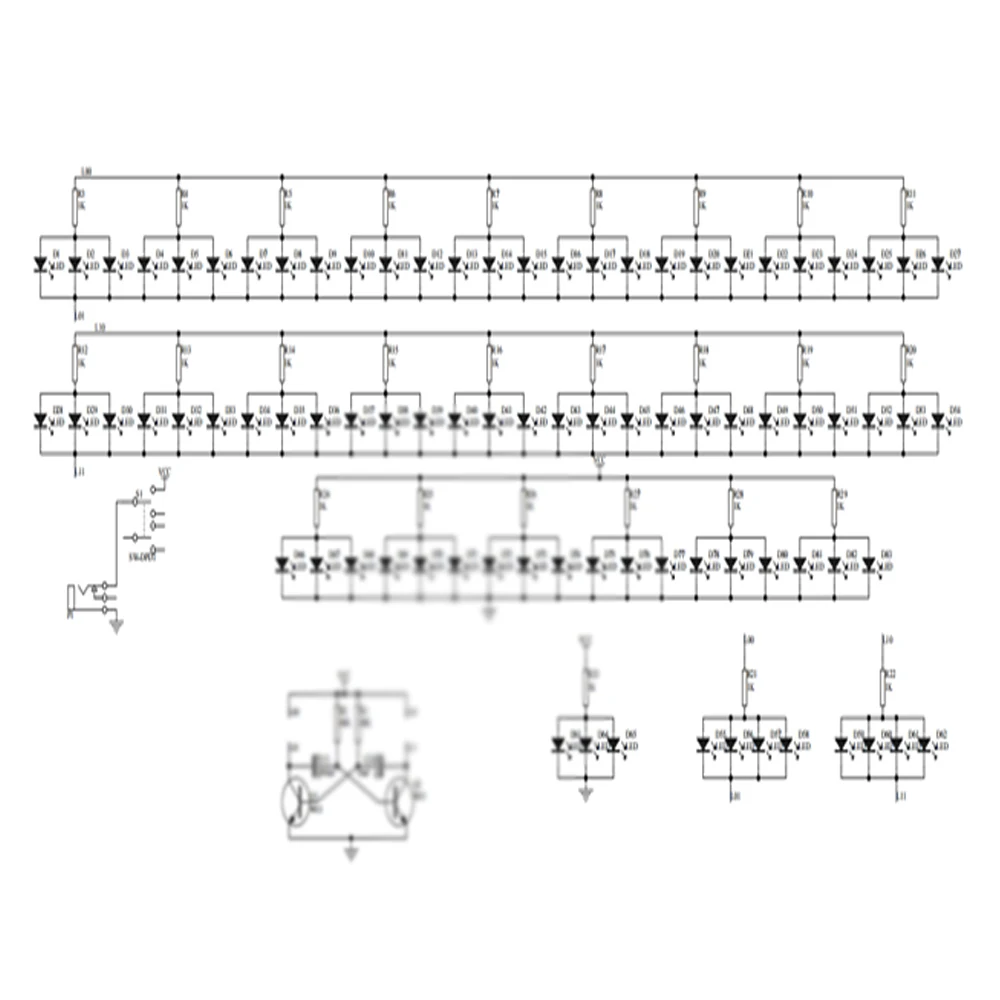 Columpio de carillón de viento LED, Kit electrónico DIY, 83 luces LED intermitentes, simulación de carillón de viento, balanceo PCB, proyecto de soldadura DIY con Cable DC5V - imagen 4