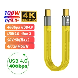 Cable USB-C a USB-C Thunderbolt 3 – 100W 4K 60Hz 40Gbps