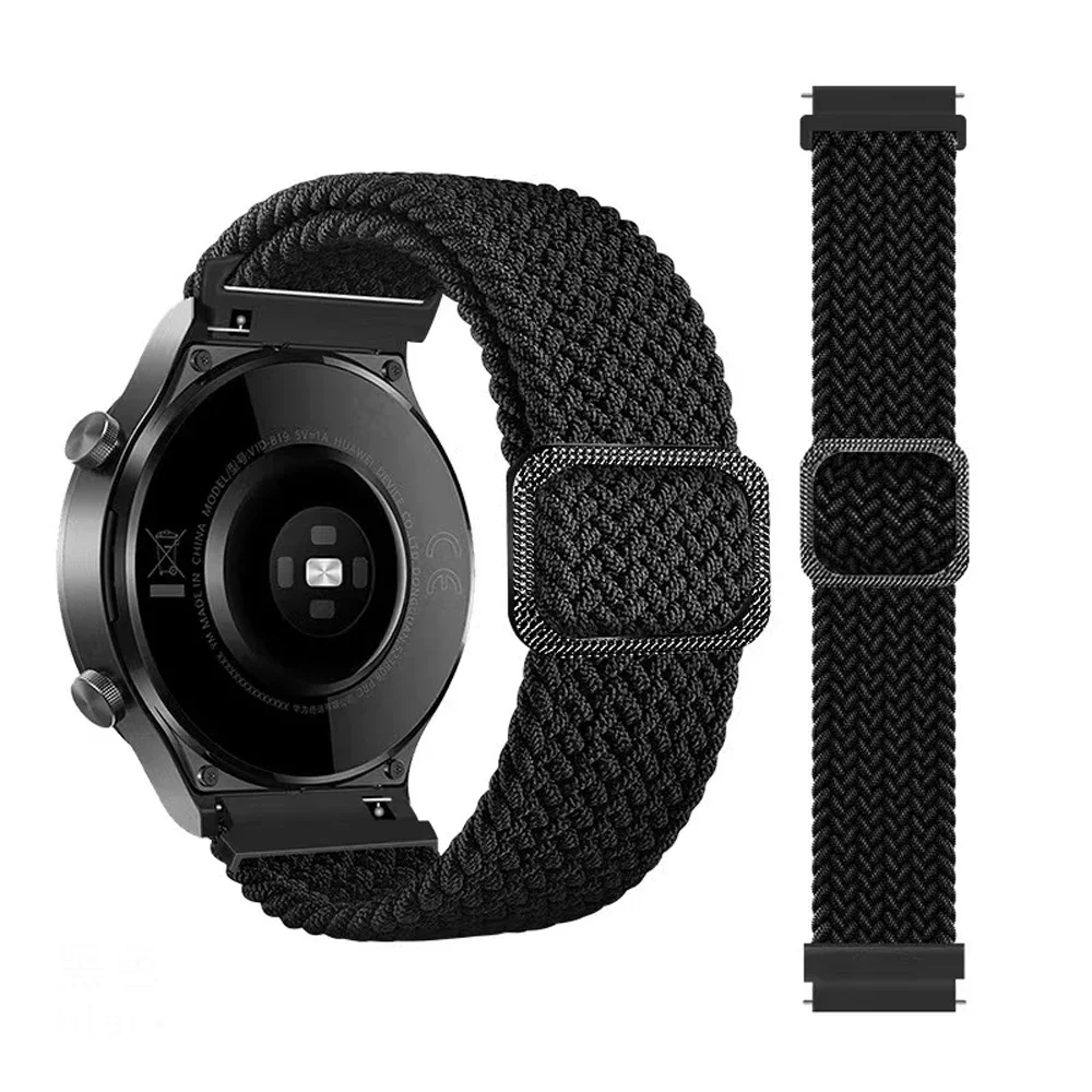 Bucle trenzado de nailon para pulsera Garmin Venu 3, Forerunner 255 Music, Vivoactive 4, Vivoactive 3 Band Venu 2 Plus, 20mm, 22mm - imagen 5