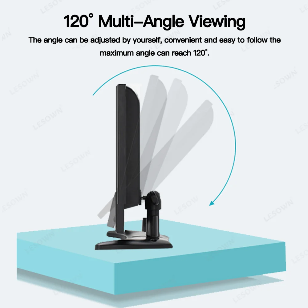 LESOWN-pantalla táctil LCD portátil de 11,6 pulgadas, Monitor ancho pequeño con HDMI, VGA, para vigilancia de oficina en casa y PC, 1366x768 - imagen 3