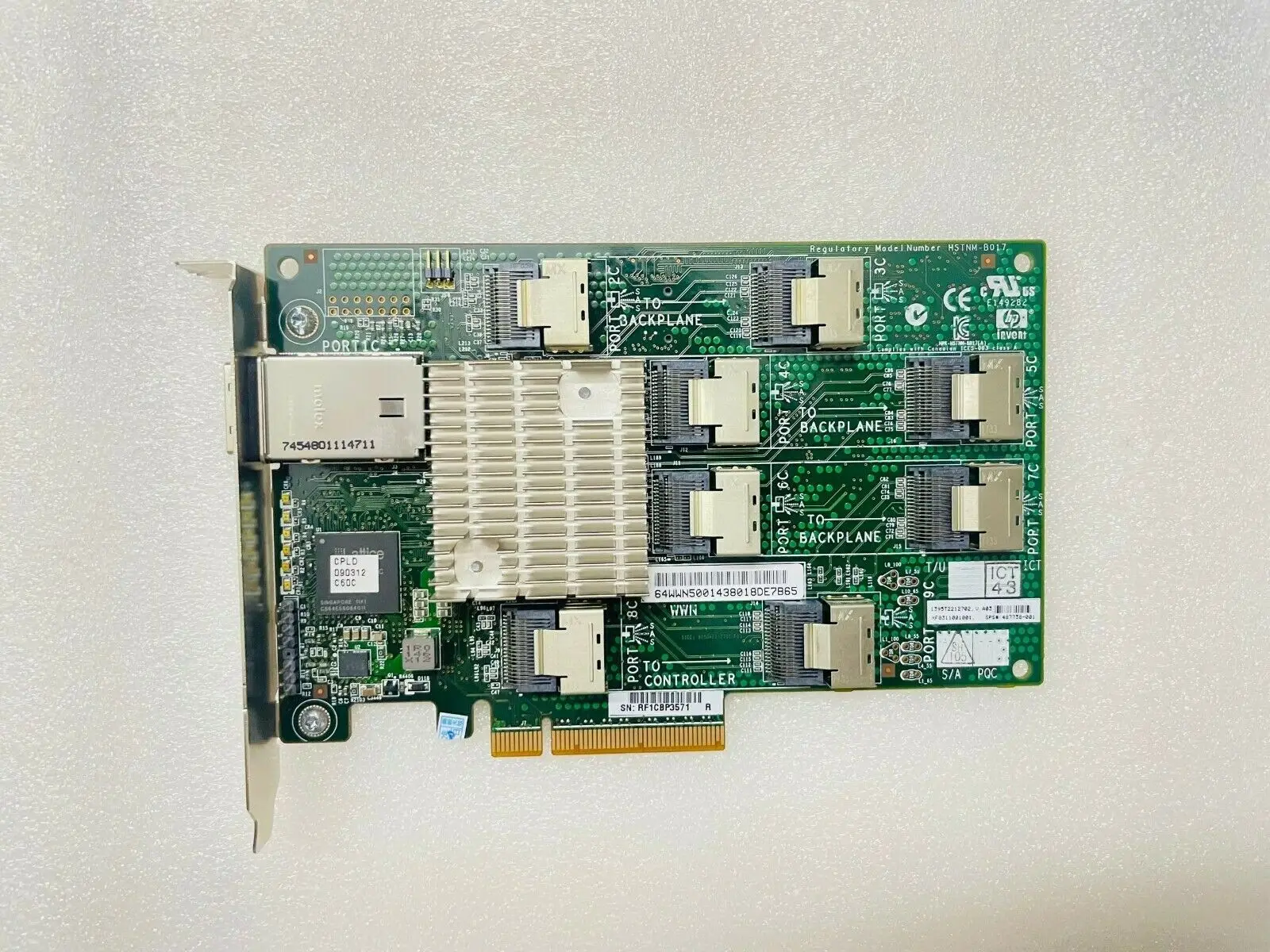 468406-B21 487738-001 468405-001 468405-002 24 BAY 3GB PCI E SAS SATA tarjeta de expansión