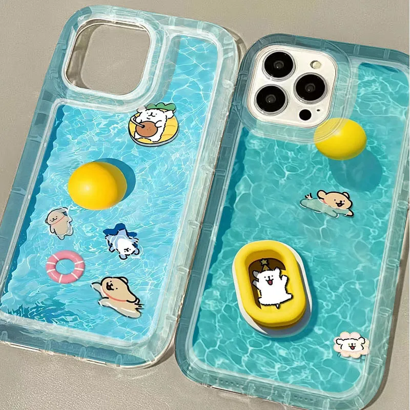 Lovely Line Dog-funda de teléfono suave para iPhone, funda protectora con estampado de TPU 2020 para iPhone 15, 14, 13, 12, 11 Pro Max, XR, XS, X, 8, 7, 6, 6S Plus, SE - imagen 3