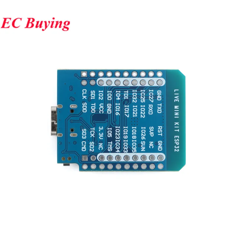 D1 MINI LIVE ESP8266 ESP32 WiFi + Bluetooth-c ESP-32 CH340 FT232 CP2104 CH9102 Módulo de placa de desarrollo para Wemos MICRO/TYPE-C - imagen 3