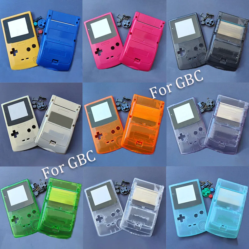 1 Juego para Gameboy Color GBC, carcasa clásica para consola de juegos, cubierta de carcasa de plástico con botón de tornillos - imagen 2