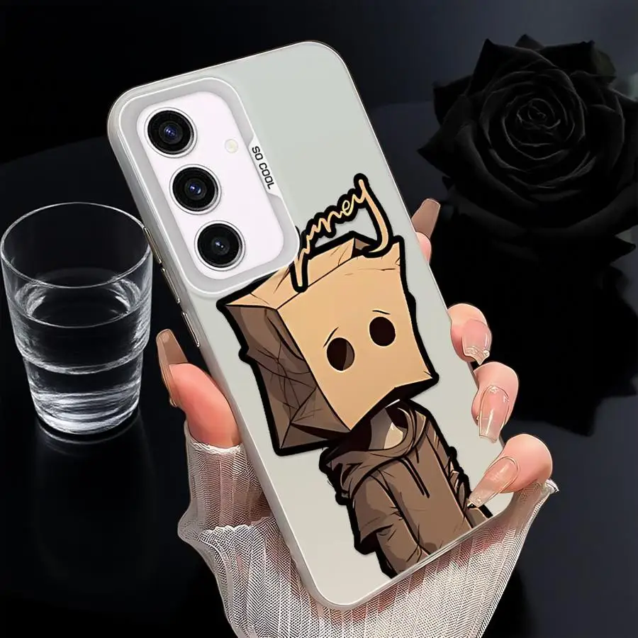 Funda trasera de teléfono con patrón de hombre de papel de dibujos animados Emo para Xiaomi Poco X5 X3 NFC C50 F3 GT X3 Pro C51 F4 - imagen 4