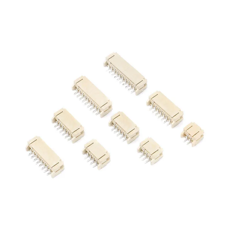 20 piezas SH1.0 JST1.25 ZH1.5 PH2.0 XH2.54 XHB2.54 2,54mm enchufe macho DIP ángulo recto Vertical SMT Horizontal RA SMD conector PCB - imagen 4