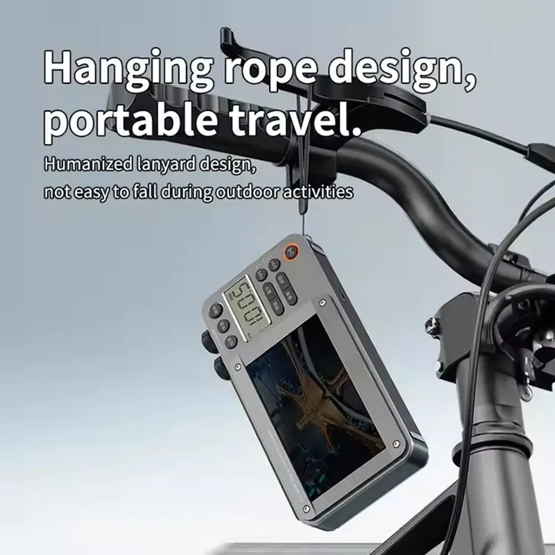 Receptor de Radio portátil Retro FM/MW/SW con pantalla de 4,3 pulgadas, reproductor de música y vídeo, Altavoz Bluetooth, compatible con tarjeta TF y banda USB AM - imagen 4