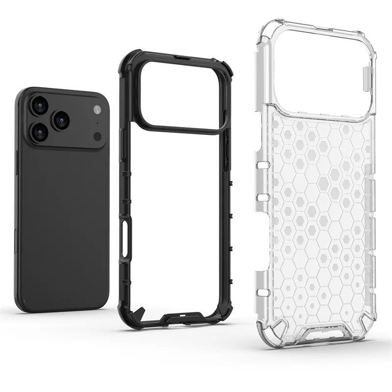 Para iPhone 17 Pro Max Funda iPhone 17 Pro Max Funda estilo panal Protector de parachoques Fundas protectoras para teléfono para iPhone 17 Air Funda - imagen 4