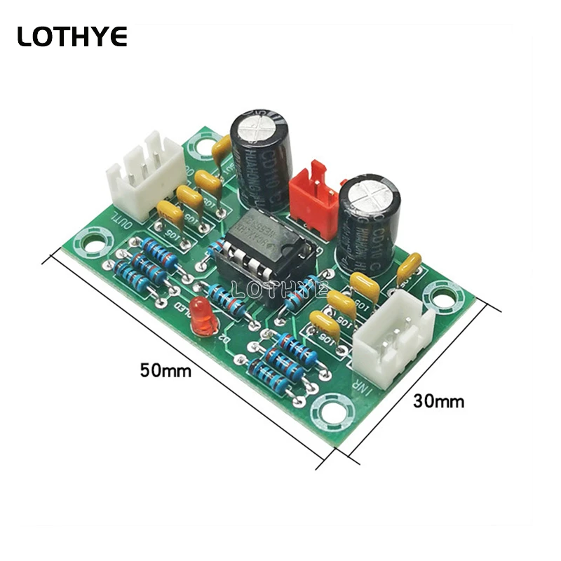 Módulo de placa de preamplificador operativo de Audio, amplificador NE5532, Panel frontal, placa de tono Digital, XH-A902 de amplio voltaje - imagen 4