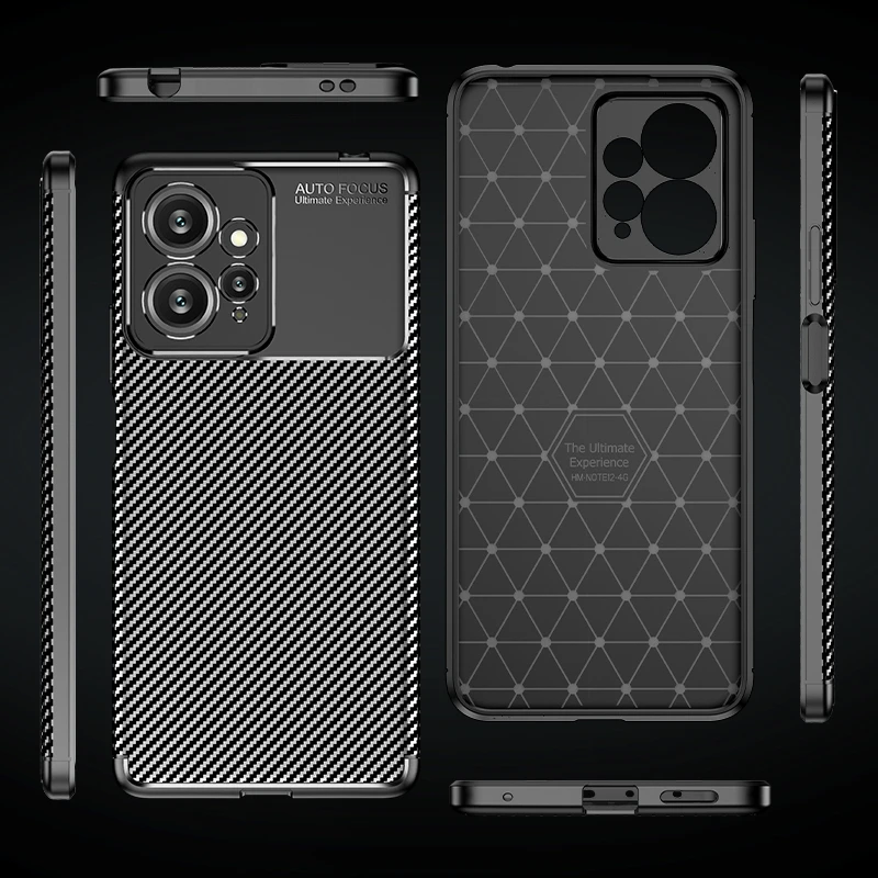 Funda para Xiaomi Redmi Note 12, 4G, a prueba de golpes, parachoques trasero, suave, TPU - imagen 5