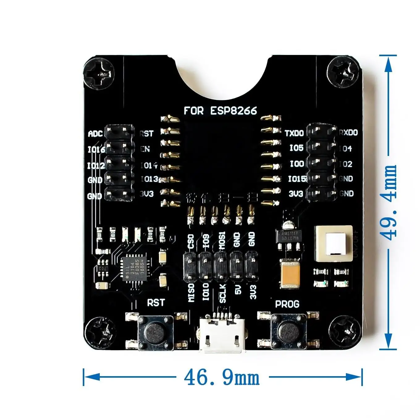 Placa de desarrollo de ESP-WROOM-32 ESP8266, programador de prueba, descargador de enchufe para ESP32-WROVER, ESP-01, ESP-12F, ESP-07S, ESP32 - imagen 3
