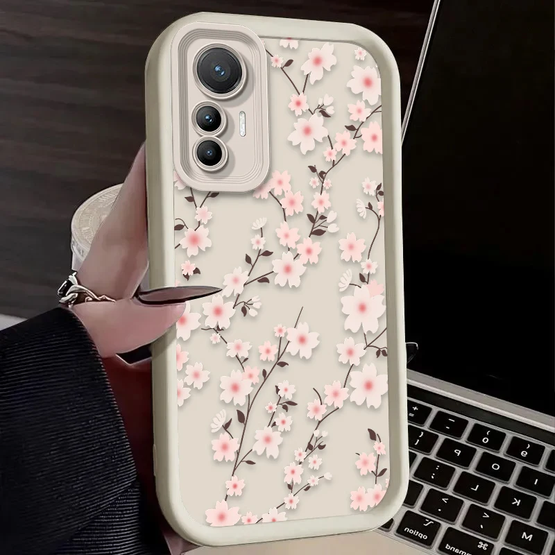 Bonita funda con patrón Floral para Xiaomi Poco X7 X6 X5 X3 NFC F7 F6 F5 F3 M7 M6 Pro 4G 5G Mi 12 11 Lite NE 5G 13T 12T 11T 14T Pro - imagen 5