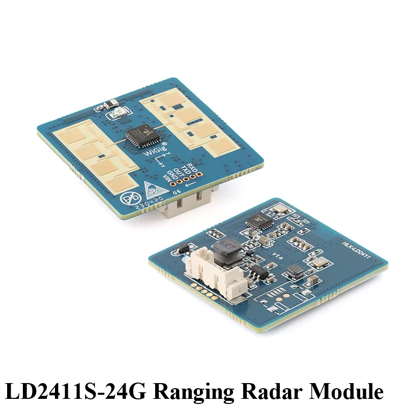 Módulo de Radar de rango LD2411S-24G, sensor de cuerpo humano, Micro movimiento, regulación móvil hacia arriba