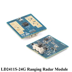 Módulo de Radar de rango LD2411S-24G, sensor de cuerpo humano, Micro movimiento, regulación móvil hacia arriba