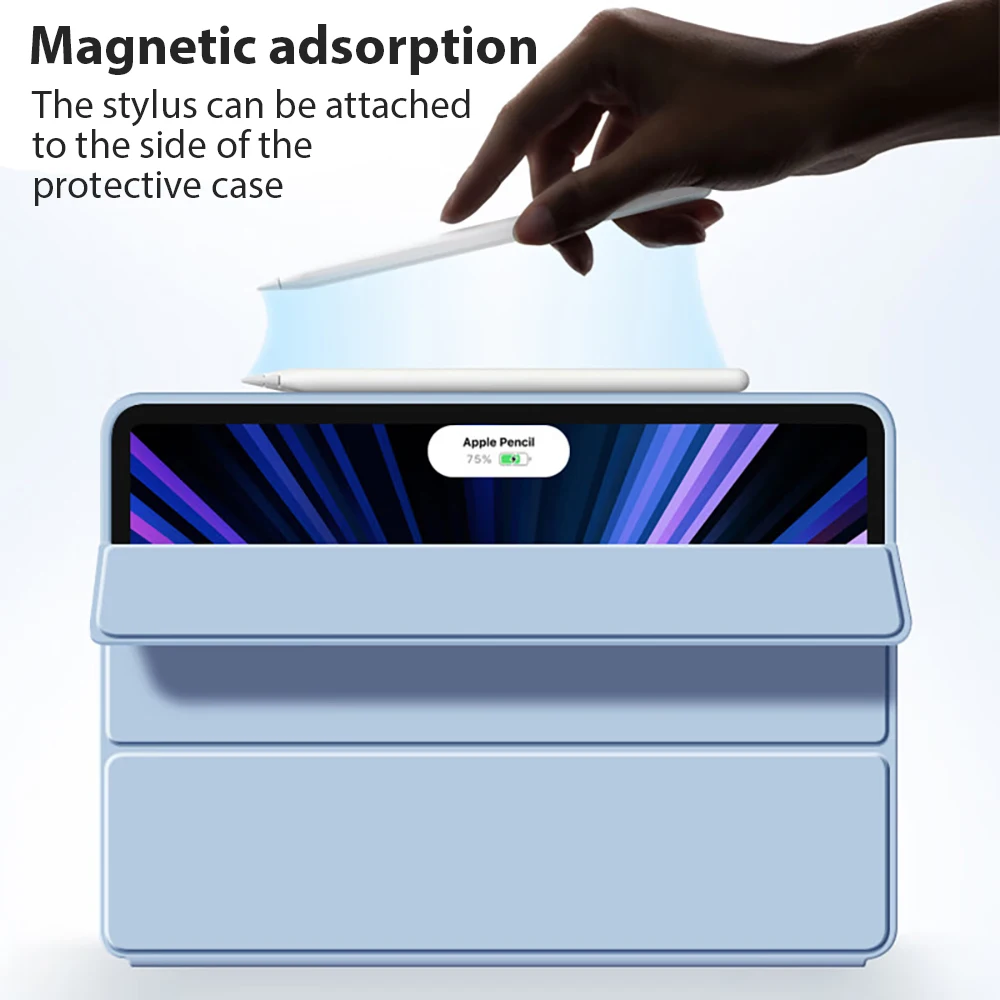 Funda para iPad Air 11 M3 M4 4 5 Pro 13 M5 12,9 A16 2025 Fondo de 10. a generación para iPad Mini 6 7 10,2 7a 8a 9a funda protectora - imagen 5