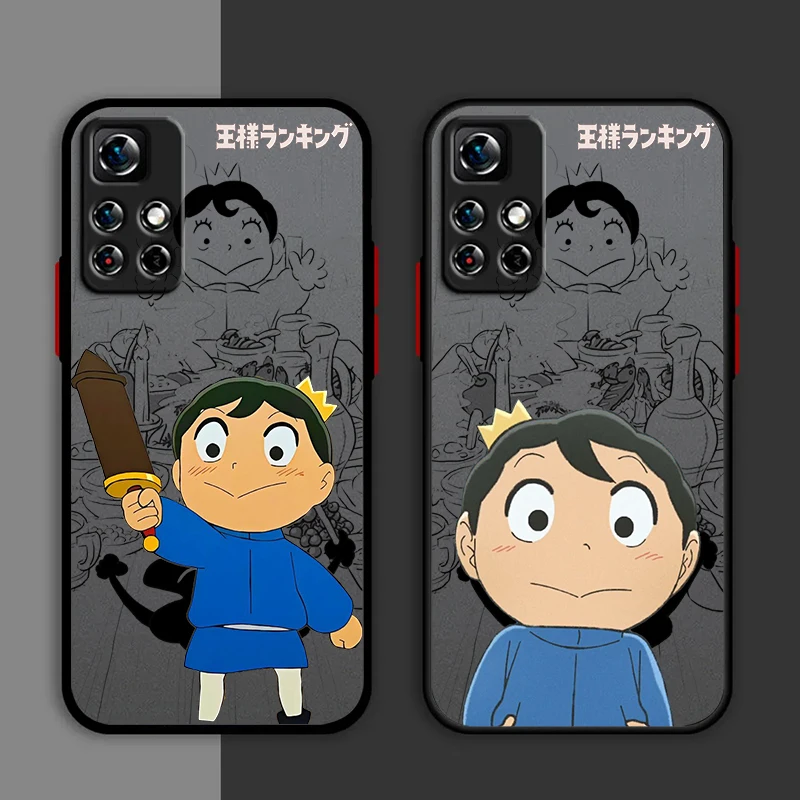 Ranking Of Kings Phone Case para Redmi Note 13, 12, 11, 10 Pro Plus, Pro S T, 5G, cubierta translúcida mate esmerilada